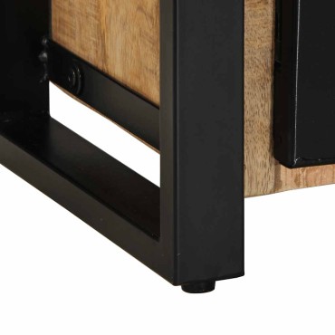 vidaXL Ντουλάπι τηλεόρασης 100x30x40cm Στερεό ακατέργαστο ξύλο Mango