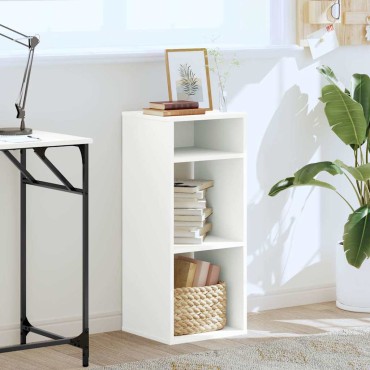ντουλάπι βιβλίων vidaXL Λευκό 34x31x80cm Κατασκευασμένο ξύλο