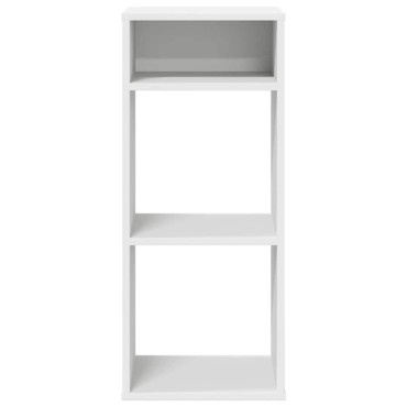 ντουλάπι βιβλίων vidaXL Λευκό 34x31x80cm Κατασκευασμένο ξύλο