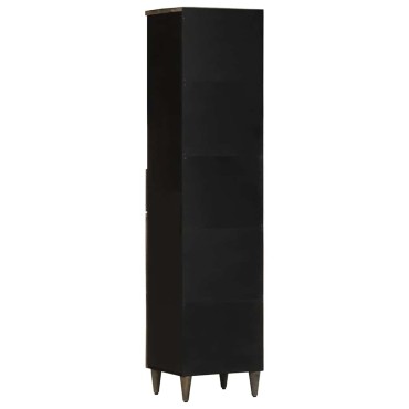 vidaXL Ντουλάπι Μπάνιου 38x33x160cm από Μασίφ Ξύλο Μάνγκο