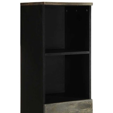 vidaXL Ντουλάπι Μπάνιου 38x33x160cm από Μασίφ Ξύλο Μάνγκο