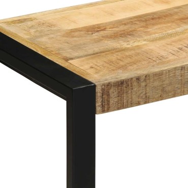 Πάγκος vidaXL 60x35x45cm Στερεό ακατέργαστο ξύλο Mango