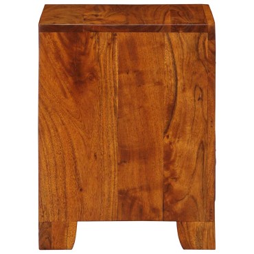 vidaXL κομοδίνο 35x35x45cm μασίφ ξύλο ακακίας 1 τεμ.