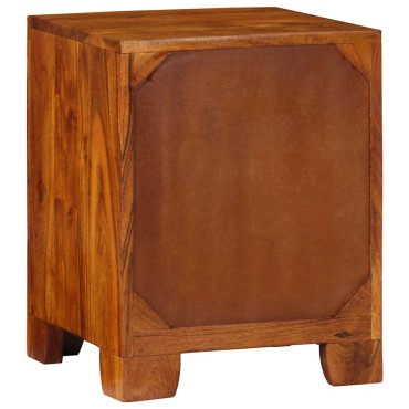 vidaXL κομοδίνο 35x35x45cm μασίφ ξύλο ακακίας 1 τεμ.