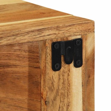 vidaXL Επίτοιχο ντουλάπι τηλεόρασης 60x30x19cm Μασίφ ξύλο ακακίας