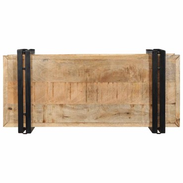 vidaXL Ράφι τοίχου 70x33x35cm Στερεό ακατέργαστο ξύλο Mango
