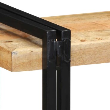 vidaXL Ράφι τοίχου 70x33x35cm Στερεό ακατέργαστο ξύλο Mango