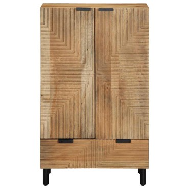 vidaXL Highboard καφέ 60x33x100cm μασίφ ξύλο Mango