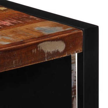 ντουλάπι τηλεόρασης vidaXL 100x30x35cm από μασίφ ξύλο αναγεννημένο