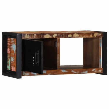 ντουλάπι τηλεόρασης vidaXL 80x30x35cm από μασίφ ξύλο αναγεννημένο