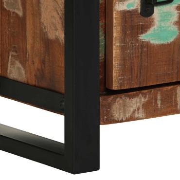 ντουλάπι μπάνιου vidaXL 40x30x90cm από μασίφ ξύλο αναγεννημένο
