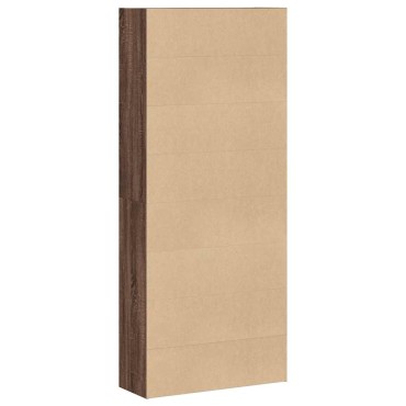 vidaXL Ντουλάπι βιβλίων καφέ δρυς 80x30x189cm Κατασκευασμένο ξύλο 1 τεμ.