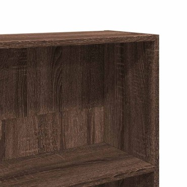 vidaXL Ντουλάπι βιβλίων καφέ δρυς 80x30x189cm Κατασκευασμένο ξύλο 1 τεμ.