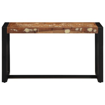 Πάγκος vidaXL Πολύχρωμος 80x35x45cm Στερεό ξύλο αναγεννημένο
