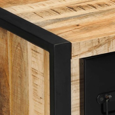 vidaXL Sideboard 50x35x70cm Στερεό ακατέργαστο ξύλο Mango 1 τεμ.