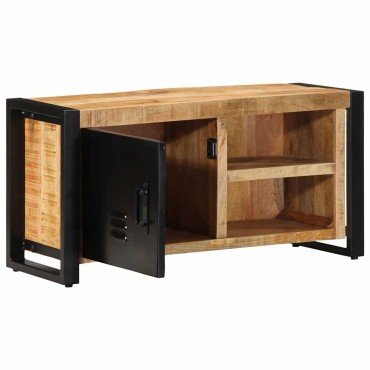 ντουλάπι τηλεόρασης vidaXL 80x30x40cm Στερεό ακατέργαστο ξύλο Mango