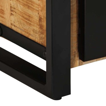 ντουλάπι τηλεόρασης vidaXL 80x30x40cm Στερεό ακατέργαστο ξύλο Mango