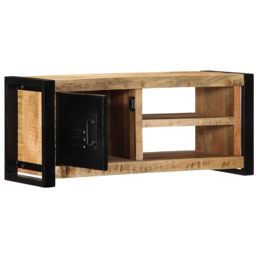 ντουλάπι τηλεόρασης vidaXL 80x30x35cm Στερεό ακατέργαστο ξύλο Mango