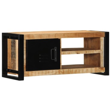 ντουλάπι τηλεόρασης vidaXL 80x30x35cm Στερεό ακατέργαστο ξύλο Mango