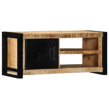 ντουλάπι τηλεόρασης vidaXL 80x30x35cm Στερεό ακατέργαστο ξύλο Mango