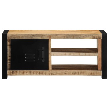 ντουλάπι τηλεόρασης vidaXL 80x30x35cm Στερεό ακατέργαστο ξύλο Mango