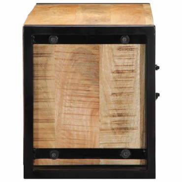 ντουλάπι τηλεόρασης vidaXL 80x30x35cm Στερεό ακατέργαστο ξύλο Mango