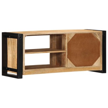 ντουλάπι τηλεόρασης vidaXL 80x30x35cm Στερεό ακατέργαστο ξύλο Mango