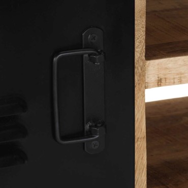 ντουλάπι τηλεόρασης vidaXL 80x30x35cm Στερεό ακατέργαστο ξύλο Mango