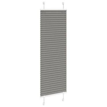 vidaXL Πλισέ περσίδα Ανθρακί 40x100 cm Πλάτος υφάσματος 39,4 cm