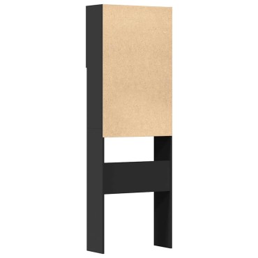 vidaXL Ντουλάπι πλυντηρίου ρούχων Μαύρο 64x24x190 cm
