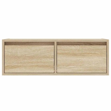 ντουλάπι τηλεόρασης vidaXL με φώτα LED Sonoma Oak 75x35,5x25cm