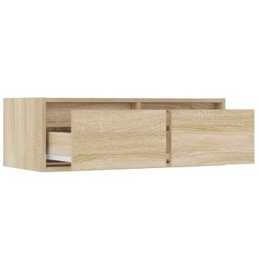 ντουλάπι τηλεόρασης vidaXL με φώτα LED Sonoma Oak 75x35,5x25cm