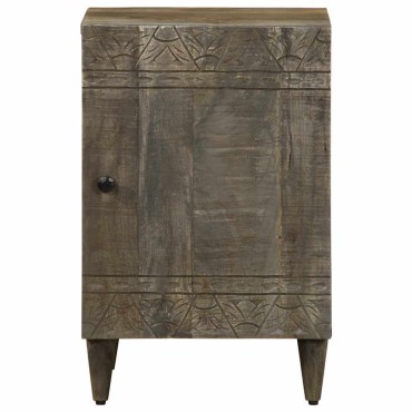 vidaXL Ντουλάπι Μπάνιου 38x33x58cm από Μασίφ Ξύλο Μάνγκο