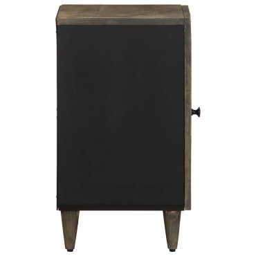 vidaXL Ντουλάπι Μπάνιου 38x33x58cm από Μασίφ Ξύλο Μάνγκο