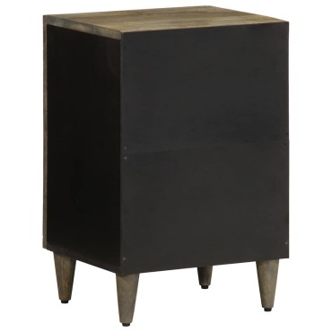 vidaXL Ντουλάπι Μπάνιου 38x33x58cm από Μασίφ Ξύλο Μάνγκο
