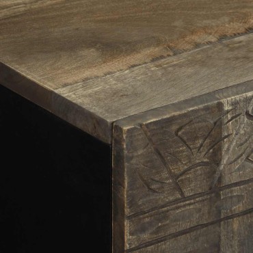 vidaXL Ντουλάπι Μπάνιου 38x33x58cm από Μασίφ Ξύλο Μάνγκο