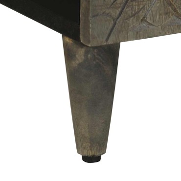 vidaXL Ντουλάπι Μπάνιου 38x33x58cm από Μασίφ Ξύλο Μάνγκο