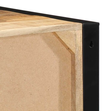 vidaXL Κομοδίνο 40x35x25cm Στερεό ακατέργαστο ξύλο Mango 1 τεμ.