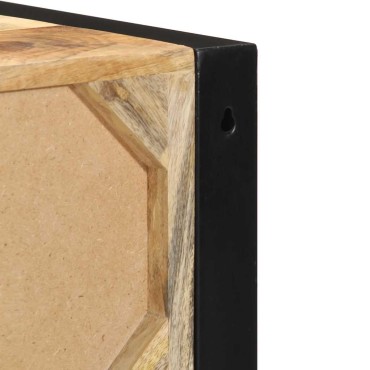 vidaXL Κομοδίνα 2 τεμ. 40x35x40cm Στερεό ακατέργαστο ξύλο Mango