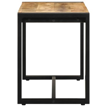Πάγκος vidaXL 80x35x45cm Στερεό ακατέργαστο ξύλο Mango