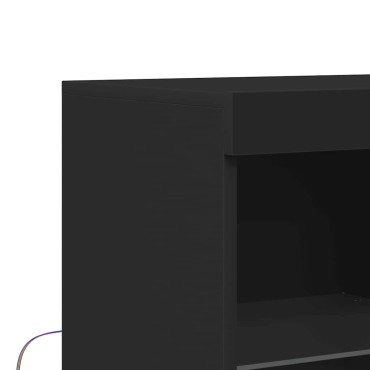 vidaXL Ντουλάπι Μαύρο 81x37x100cm από Επεξεργασμένο Ξύλο 1 τεμ.
