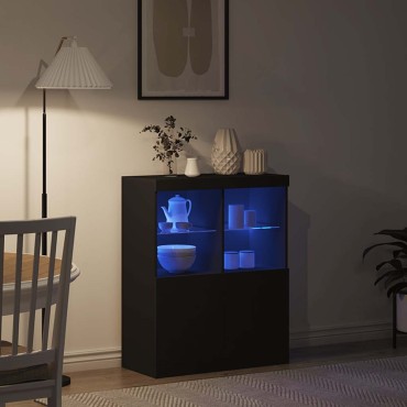 vidaXL Ντουλάπι Μαύρο 81x37x100cm από Επεξεργασμένο Ξύλο 1 τεμ.
