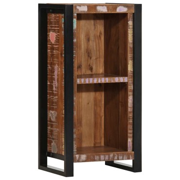 vidaXL Κομοδίνο 40x30x80cm από μασίφ ξύλο αναγεννημένο