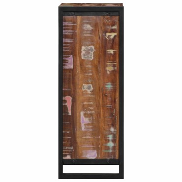 vidaXL Κομοδίνο 40x30x80cm από μασίφ ξύλο αναγεννημένο