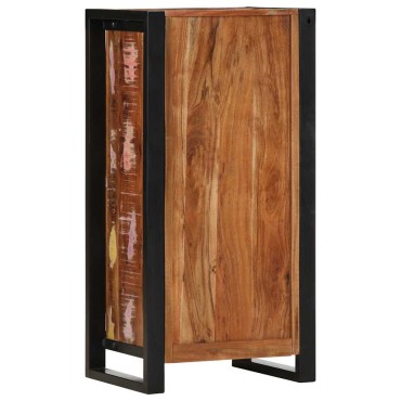 vidaXL Κομοδίνο 40x30x80cm από μασίφ ξύλο αναγεννημένο