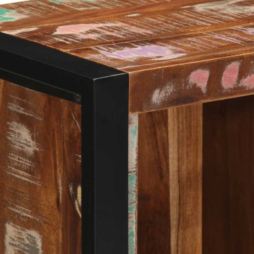 vidaXL Κομοδίνο 40x30x80cm από μασίφ ξύλο αναγεννημένο