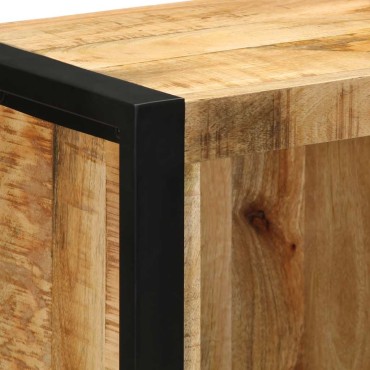 ντουλάπι μπάνιου vidaXL 40x30x90cm από μασίφ ξύλο Rough Mango