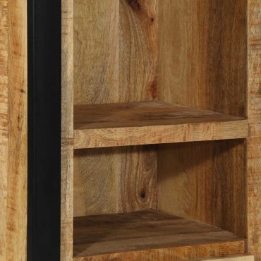 ντουλάπι μπάνιου vidaXL 40x30x90cm από μασίφ ξύλο Rough Mango