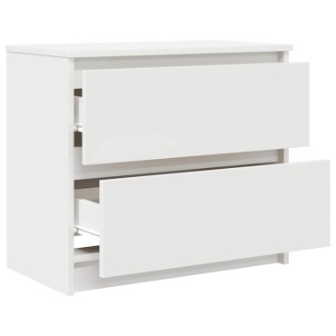 ντουλάπι τηλεόρασης vidaXL Λευκό 60x35x54cm Κατασκευασμένο ξύλο