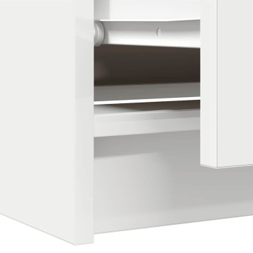 ντουλάπι τηλεόρασης vidaXL Λευκό 60x35x54cm Κατασκευασμένο ξύλο